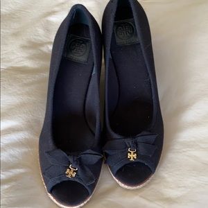 Tory Burch wedges ... Never Worn
